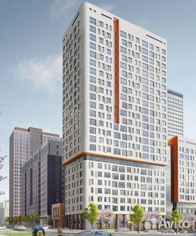 1-к квартира, 43.5 м², 5/25 эт. 1-к квартира, 43.5 м², 5/25 эт.