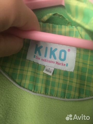 Утеплённая ветровка на девочку Kiko, р-р 122+6 см Утеплённая ветровка на девочку Kiko, р-р 122+6 см