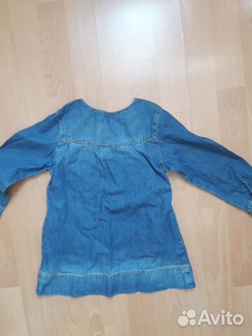 Платье джинсовое для девочки Zara р. 92-98 Платье джинсовое для девочки Zara р. 92-98