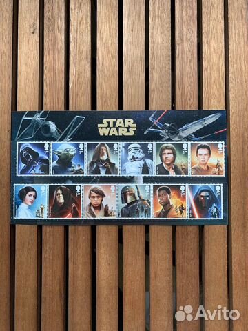 Коллекционные почтовые марки Star Wars