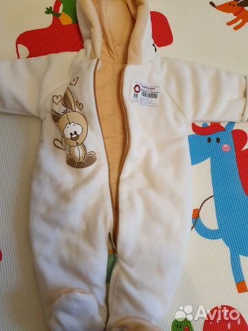 Новый тёплый флисовый комбинезон 74 см Новый тёплый флисовый комбинезон 74 см