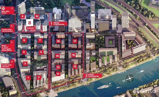 3-к квартира, 81.3 м², 10/16 эт. 3-к квартира, 81.3 м², 10/16 эт.