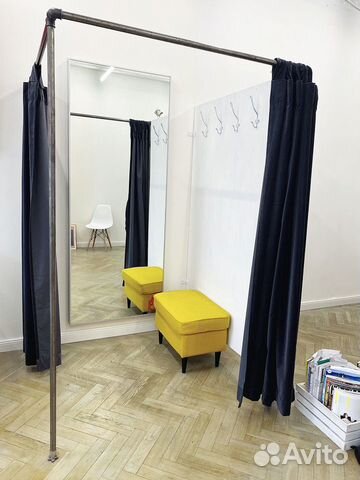 Примерочная, конструкция с зеркалом