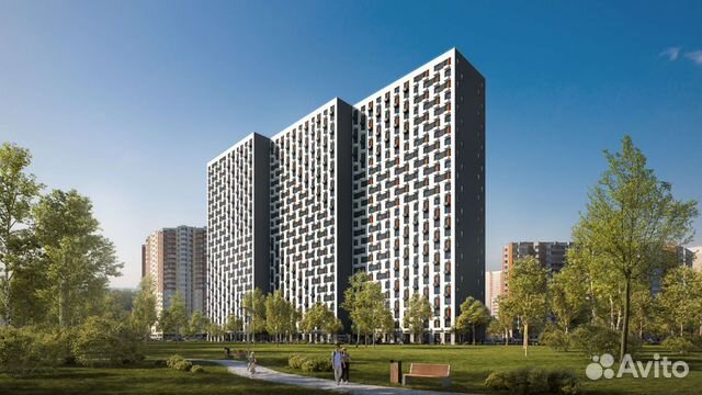 1-к квартира, 46.3 м², 21/25 эт. 1-к квартира, 46.3 м², 21/25 эт.