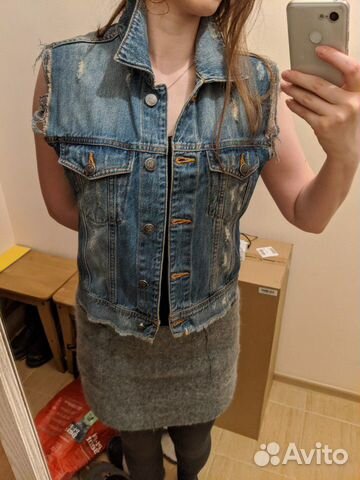 Джинсовая жилетка Джинсовая жилетка