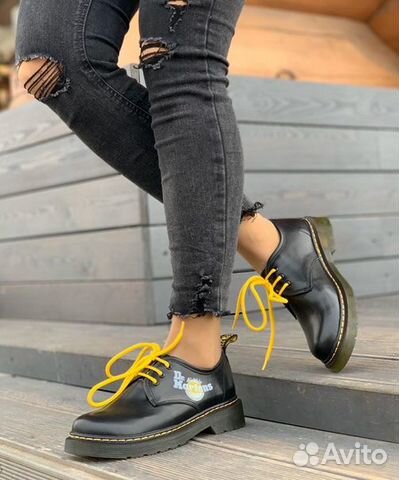 Лоферы Dr. Martens на высокой подошве