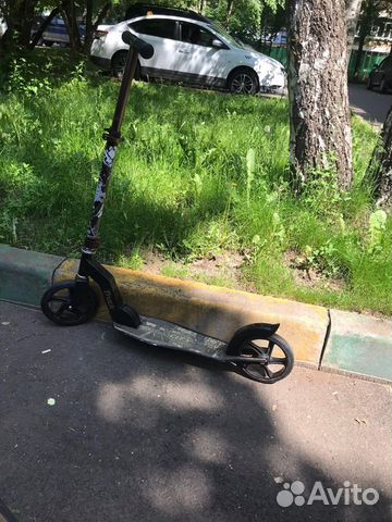 Самокат с большими колёсами