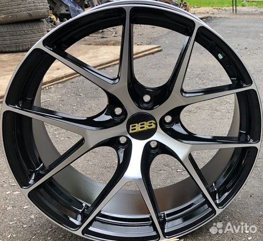 Диски Реплика BBS R19 черный с полировкой Диски Реплика BBS R19 черный с полировкой