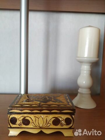 Шкатулка деревянная