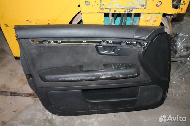 Обшивка двери передняя левая audi A4 B6 00-04