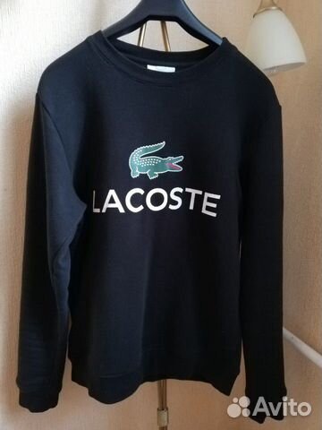 Черный свитшот Lacoste Черный свитшот Lacoste