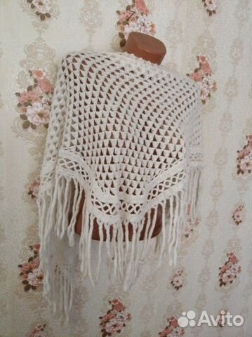 Шерстяной Платок шаль шарф пончо