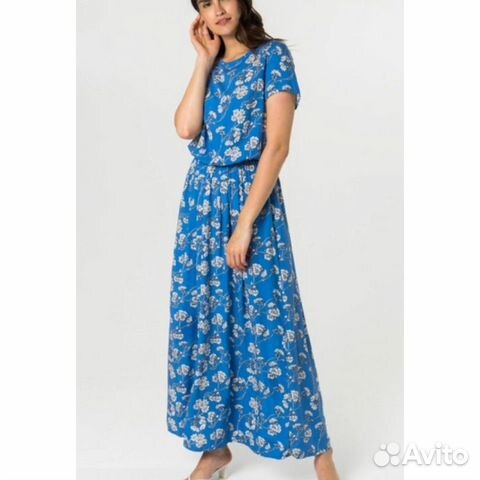 Летнее платье в пол elardis 100 вискоза