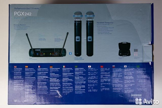 Радиосистема, радиомикрофоны Shure PGX242 - beta58