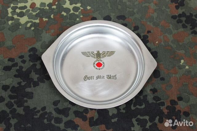 Миска, тарелка Вермахт «Gott mit uns» Рейх