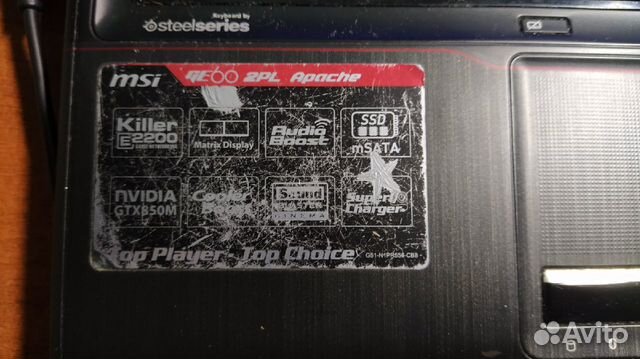 Ноутбук MSI GE60 2PL Apache