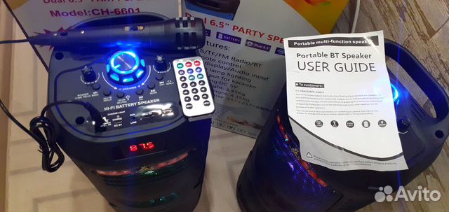 Большая колонка 64см Speaker Dance Party Караоке