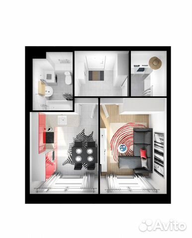 1-к квартира, 33.7 м², 2/14 эт.