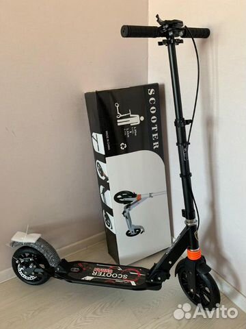 Самокат взрослый Scooter Urban дисковый тормоз чер Самокат взрослый Scooter Urban дисковый тормоз чер