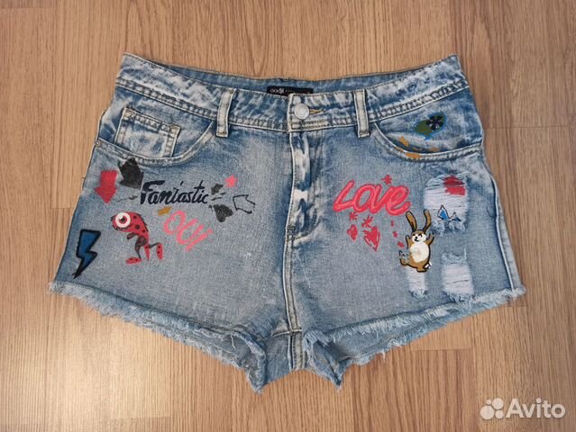 Шорты джинсовые Oodji 28 размер