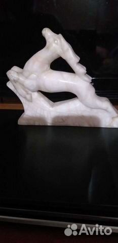 Статуэтка Олень мрамор СССР