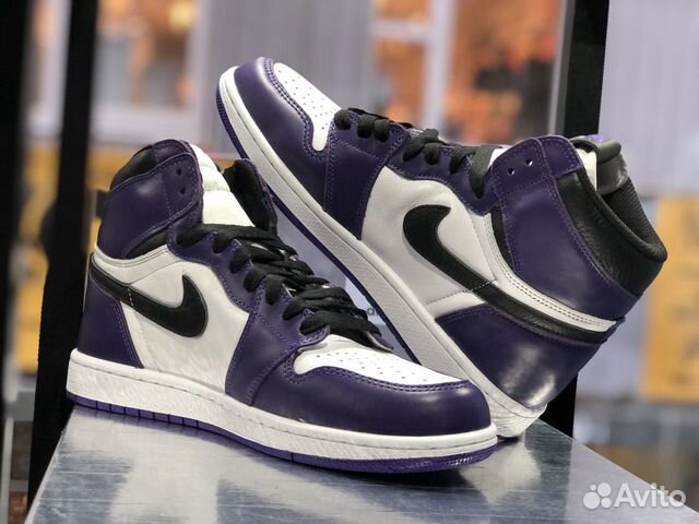 nike air jordan purple court