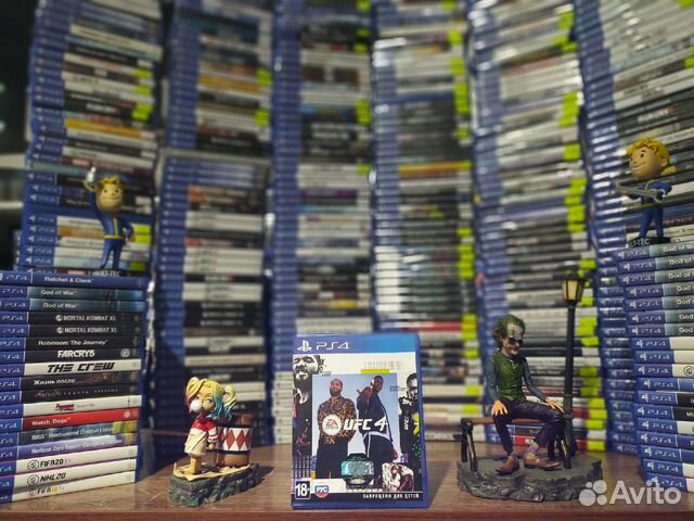 UFC 4 + 900 игр PS4 + обмен на ваши диски + прокат