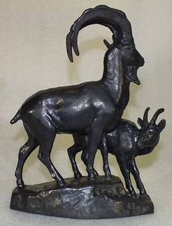 Горные бараны. Архары. Касли. 1977 год