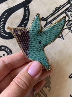 Авторская брошь из бисера