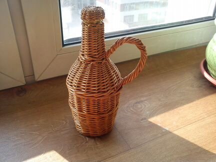 Бутылка в лозе времён СССР новая