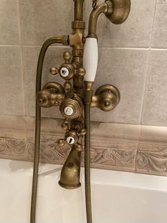 Шланг для душа 150 см бронзовый