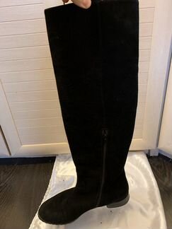 Ботфорты замша