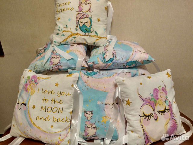 Бортики в детскую кроватку