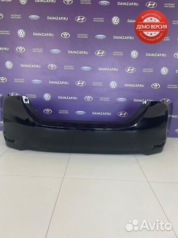 Бампер задний Toyota corolla E180 (14-17) черный