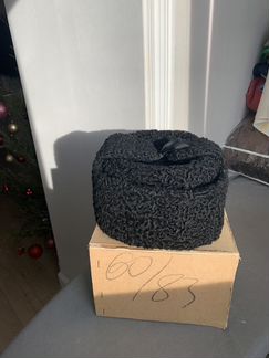 Шапка мужская каракулевая ушанка (сделано в СССР)