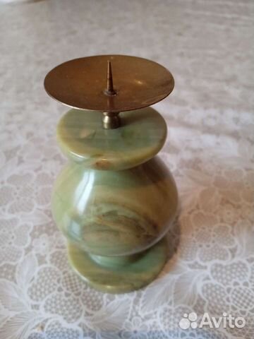 Подсвечник из натурального камня СССР