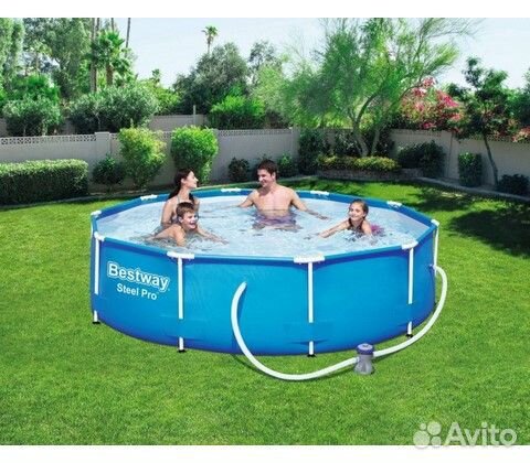 Бассейн каркасный bestway 305х100 с фильром
