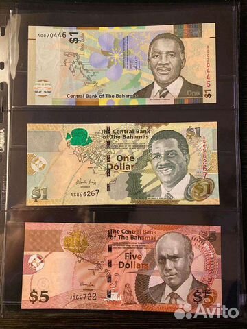 Банкноты весь мир набор 1