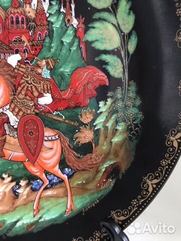 Палех тарелки