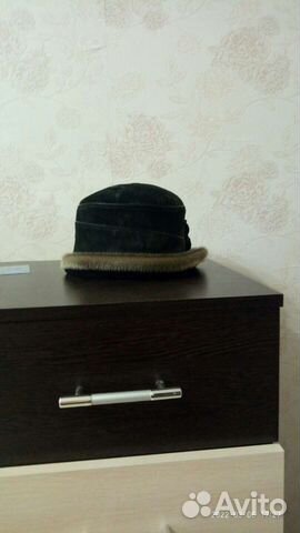 Шляпа замшевая женская