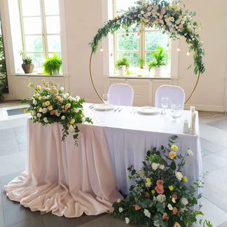 Свадебная арка, тумбы, задник, декор