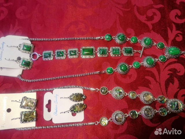 Ожерелье, сотуар, бусы, наборы бижутери