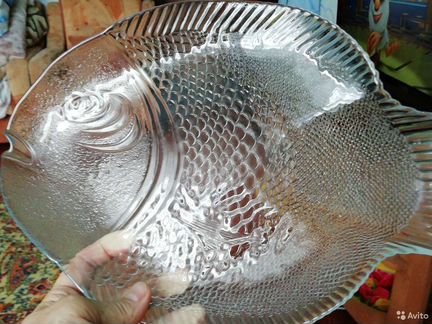 Блюдо для рыбы в форме рыбы