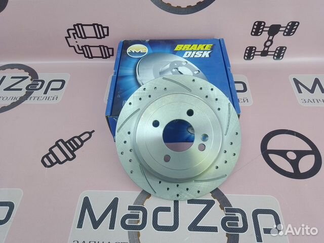 Тормозные диски задние Solaris-Rio перфорированные купить в Москве ...