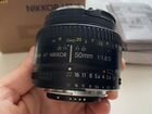 Объектив Nikon Nikkor Lens AF 50мм f/1,8D объявление продам