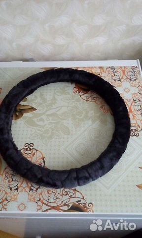 Продам меховую оплётку на руль 37 см