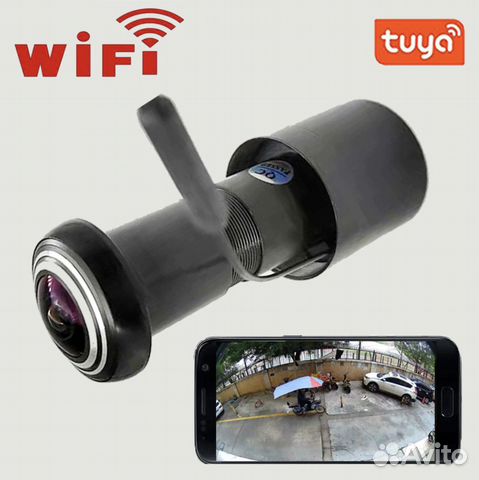 Дверной глазок с широкоугольным объективом 1080P