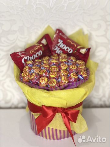 Букеты из чупа чупсов