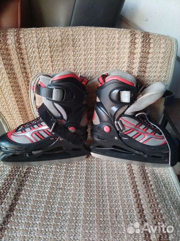 Коньки с регулировкой размера 30-34