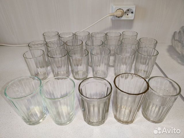 Стаканы,рюмки,лафитники граненые СССР